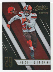 Duke Johnson - Cleveland Browns (NFL Football Card) 2016 Panini Absolute # 19 Mint