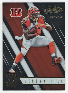 Jeremy Hill - Cincinnati Bengals (NFL Football Card) 2016 Panini Absolute # 22 Mint