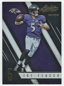 Joe Flacco - Baltimore Ravens (NFL Football Card) 2016 Panini Absolute # 24 Mint