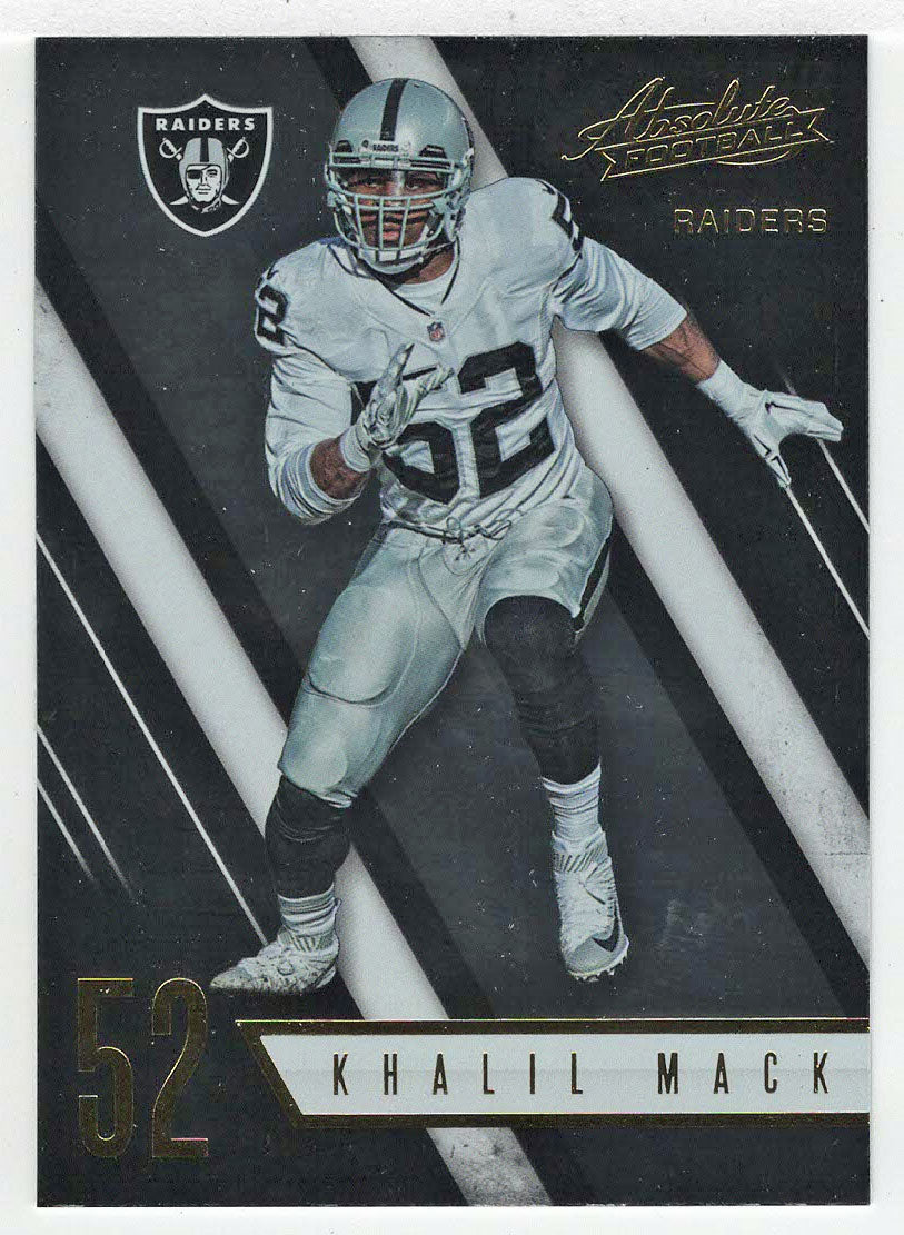Khalil Mack - Oakland Raiders (NFL Football Card) 2016 Panini Absolute # 32 Mint