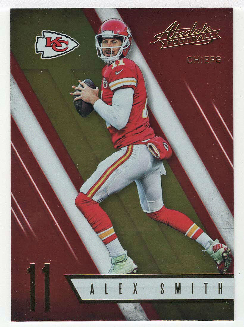 Alex Smith - Kansas City Chiefs (NFL Football Card) 2016 Panini Absolute # 33 Mint