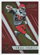 Jamaal Charles - Kansas City Chiefs (NFL Football Card) 2016 Panini Absolute # 34 Mint