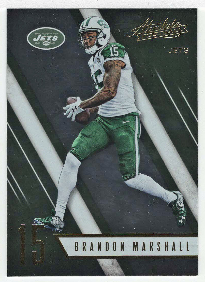 Brandon Marshall - New York Jets (NFL Football Card) 2016 Panini Absolute # 41 Mint