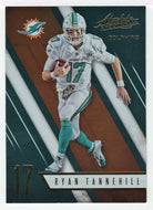 Ryan Tannehill - Miami Dolphins (NFL Football Card) 2016 Panini Absolute # 45 Mint