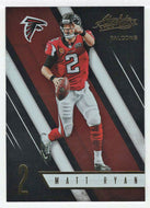 Matt Ryan - Atlanta Falcons (NFL Football Card) 2016 Panini Absolute # 61 Mint