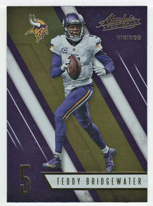 Teddy Bridgewater - Minnesota Vikings (NFL Football Card) 2016 Panini Absolute # 64 Mint