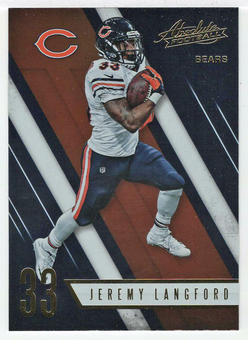 Jeremy Langford - Chicago Bears (NFL Football Card) 2016 Panini Absolute # 75 Mint