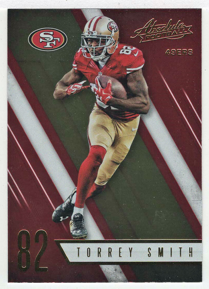 Torrey Smith - San Francisco 49ers (NFL Football Card) 2016 Panini Absolute # 82 Mint