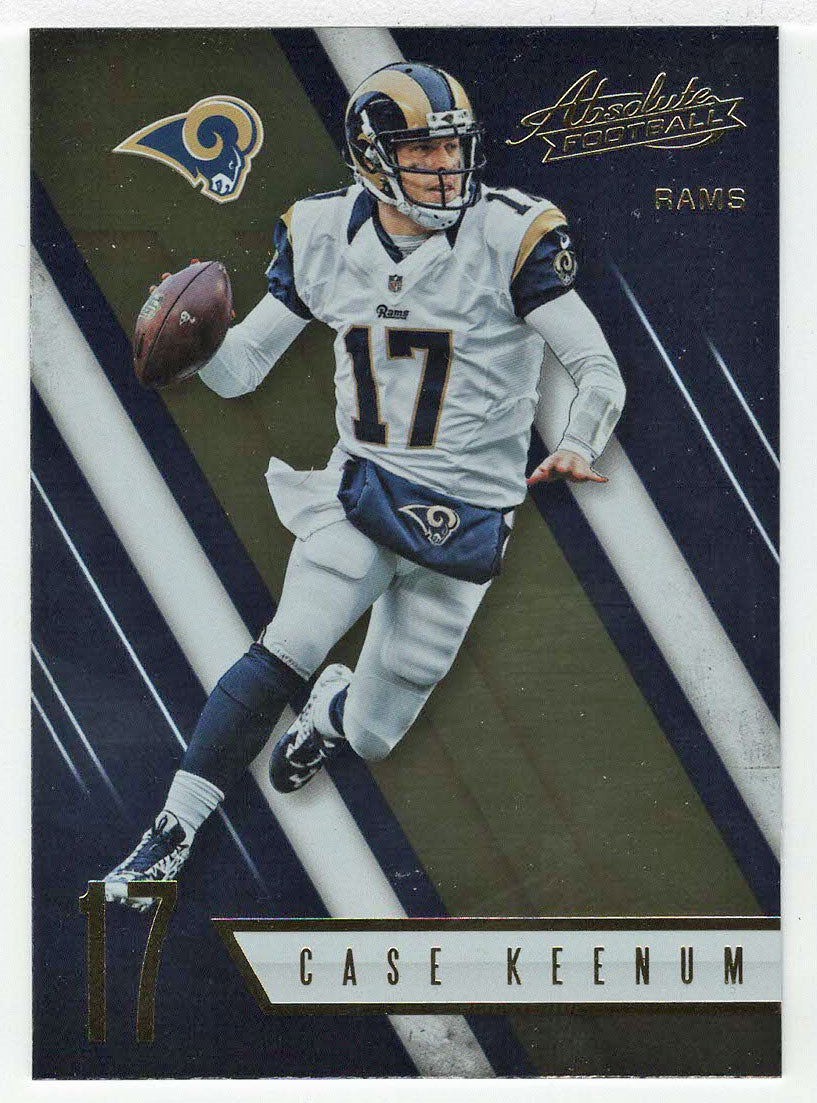 Case Keenum - Los Angeles Rams (NFL Football Card) 2016 Panini Absolute # 83 Mint