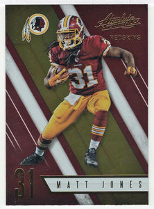 Matt Jones - Washington Redskins (NFL Football Card) 2016 Panini Absolute # 90 Mint
