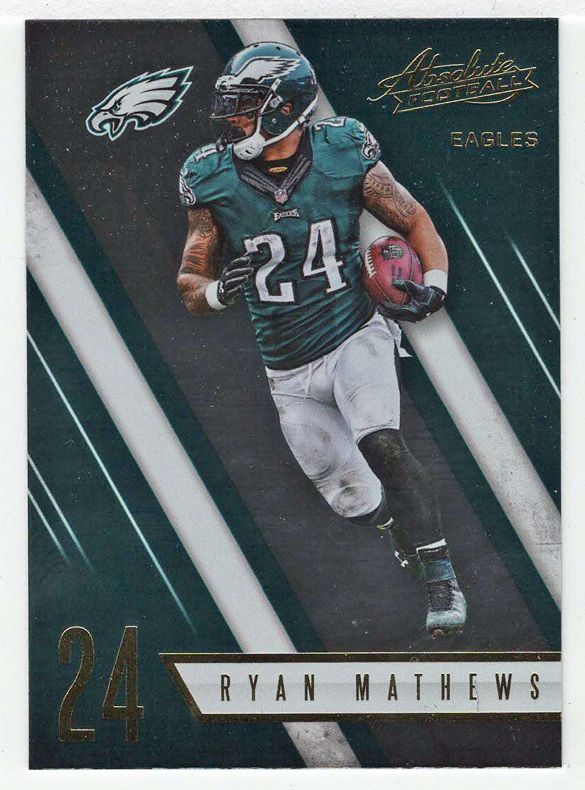 Ryan Mathews - Philadelphia Eagles (NFL Football Card) 2016 Panini Absolute # 93 Mint