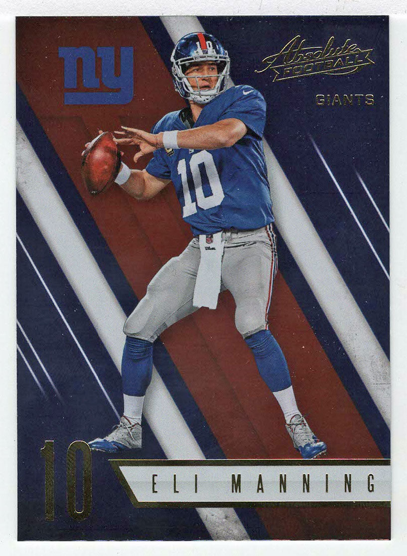 Eli Manning - New York Giants (NFL Football Card) 2016 Panini Absolute # 95 Mint