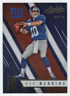 Eli Manning - New York Giants (NFL Football Card) 2016 Panini Absolute # 95 Mint