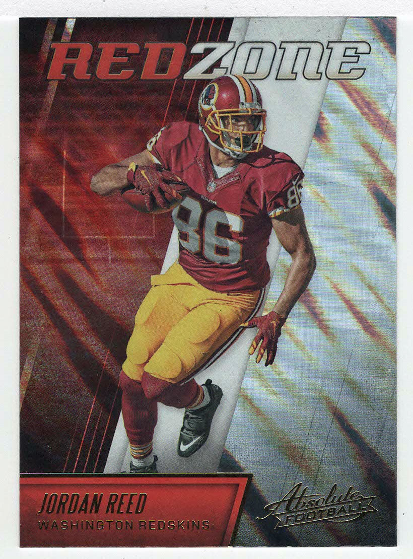 Jordan Reed - Washington Redskins - Red Zone (NFL Football Card) 2016 Panini Absolute # 18 Mint