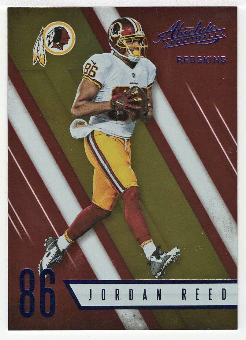 Jordan Reed - Washington Redskins - Spectrum Blue (NFL Football Card) 2016 Panini Absolute # 91 Mint