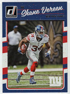 Shane Vereen - New York Giants (NFL Football Card) 2016 Panini Donruss # 204 Mint