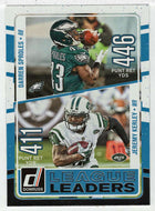 Darren Sproles - Jeremy Kerley - League Leaders (NFL Football Card) 2016 Panini Donruss # 9 Mint