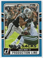 Khalil Mack - Oakland Raiders - Production Line Hits (NFL Football Card) 2016 Panini Donruss # 6 Mint
