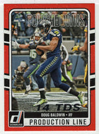 Doug Baldwin - Seattle Seahawks - Production Line Touchdowns (NFL Football Card) 2016 Panini Donruss # 5 Mint