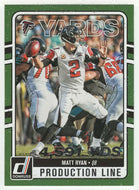 Matt Ryan - Atlanta Falcons - Production Line Yards (NFL Football Card) 2016 Panini Donruss # 15 Mint