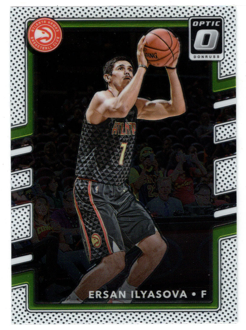Ersan Ilyasova - Atlanta Hawks (NBA Basketball Card) 2017-18 Donruss Optic # 5 Mint