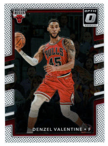 Denzel Valentine - Chicago Bulls (NBA Basketball Card) 2017-18 Donruss Optic # 24 Mint