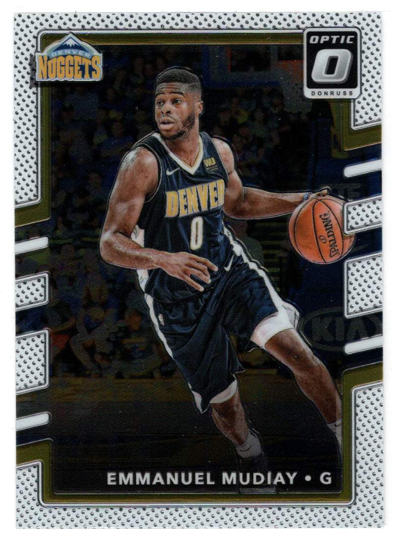 Emmanuel Mudiay - Denver Nuggets (NBA Basketball Card) 2017-18 Donruss Optic # 40 Mint