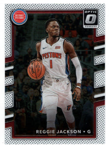 Reggie Jackson - Detroit Pistons (NBA Basketball Card) 2017-18 Donruss Optic # 41 Mint