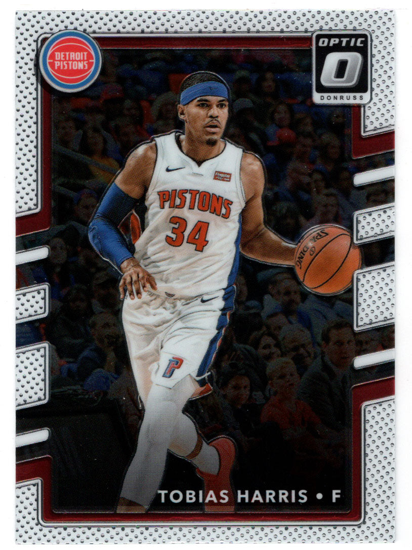 Tobias Harris - Detroit Pistons (NBA Basketball Card) 2017-18 Donruss Optic # 42 Mint