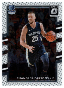Chandler Parsons - Memphis Grizzlies (NBA Basketball Card) 2017-18 Donruss Optic # 75 Mint
