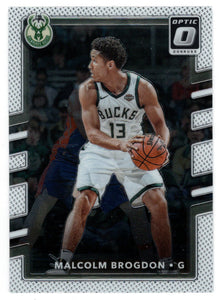 Malcolm Brogdon - Milwaukee Bucks (NBA Basketball Card) 2017-18 Donruss Optic # 83 Mint