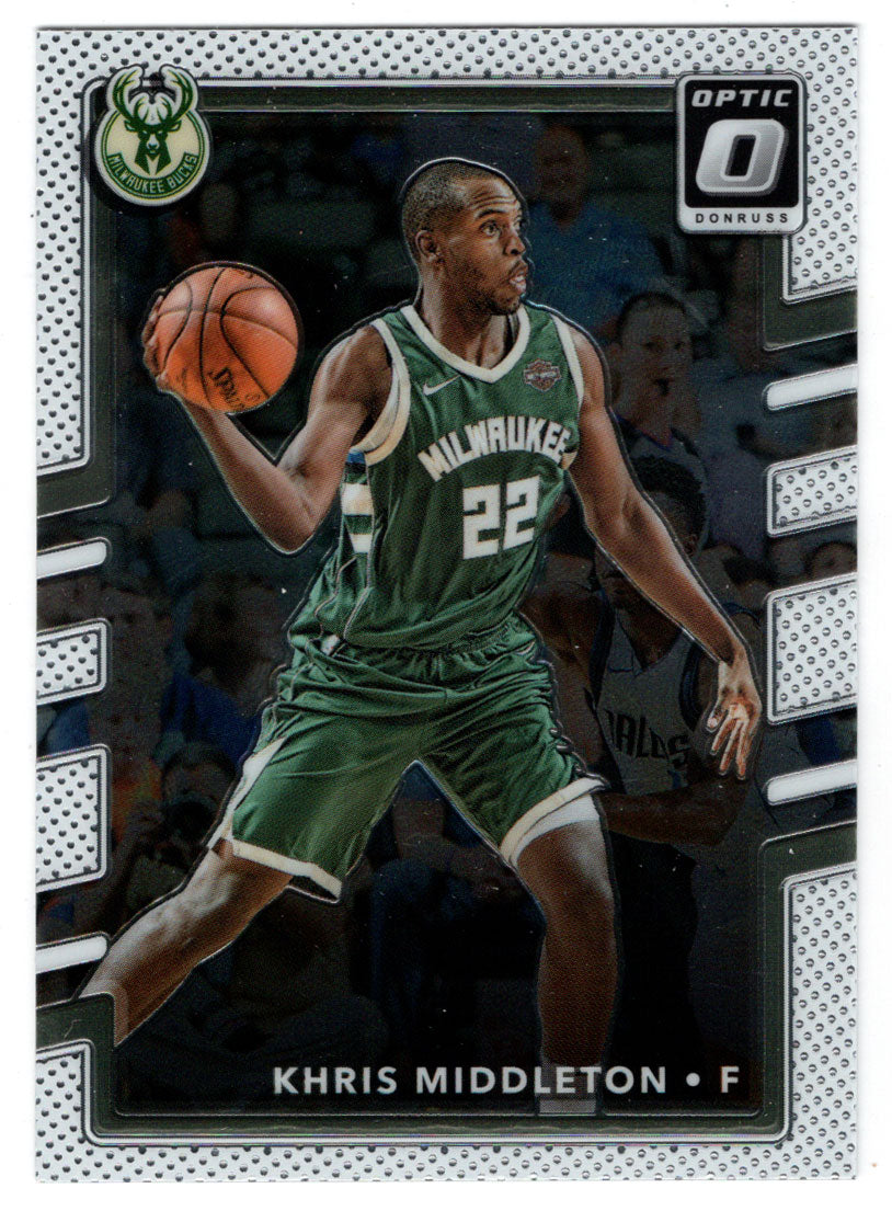 Khris Middleton - Milwaukee Bucks (NBA Basketball Card) 2017-18 Donruss Optic # 84 Mint