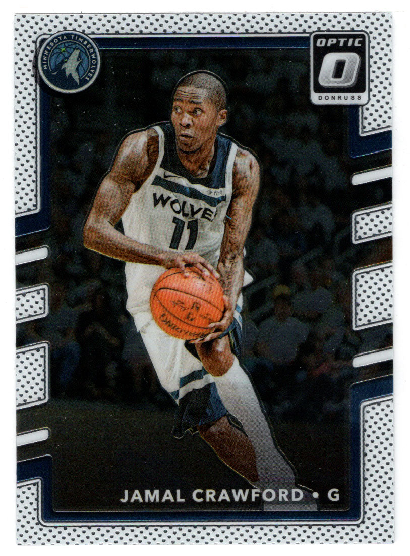 Jamal Crawford - Minnesota Timberwolves (NBA Basketball Card) 2017-18 Donruss Optic # 87 Mint