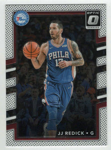 JJ Redick - Philadelphia 76ers (NBA Basketball Card) 2017-18 Donruss Optic # 113 Mint