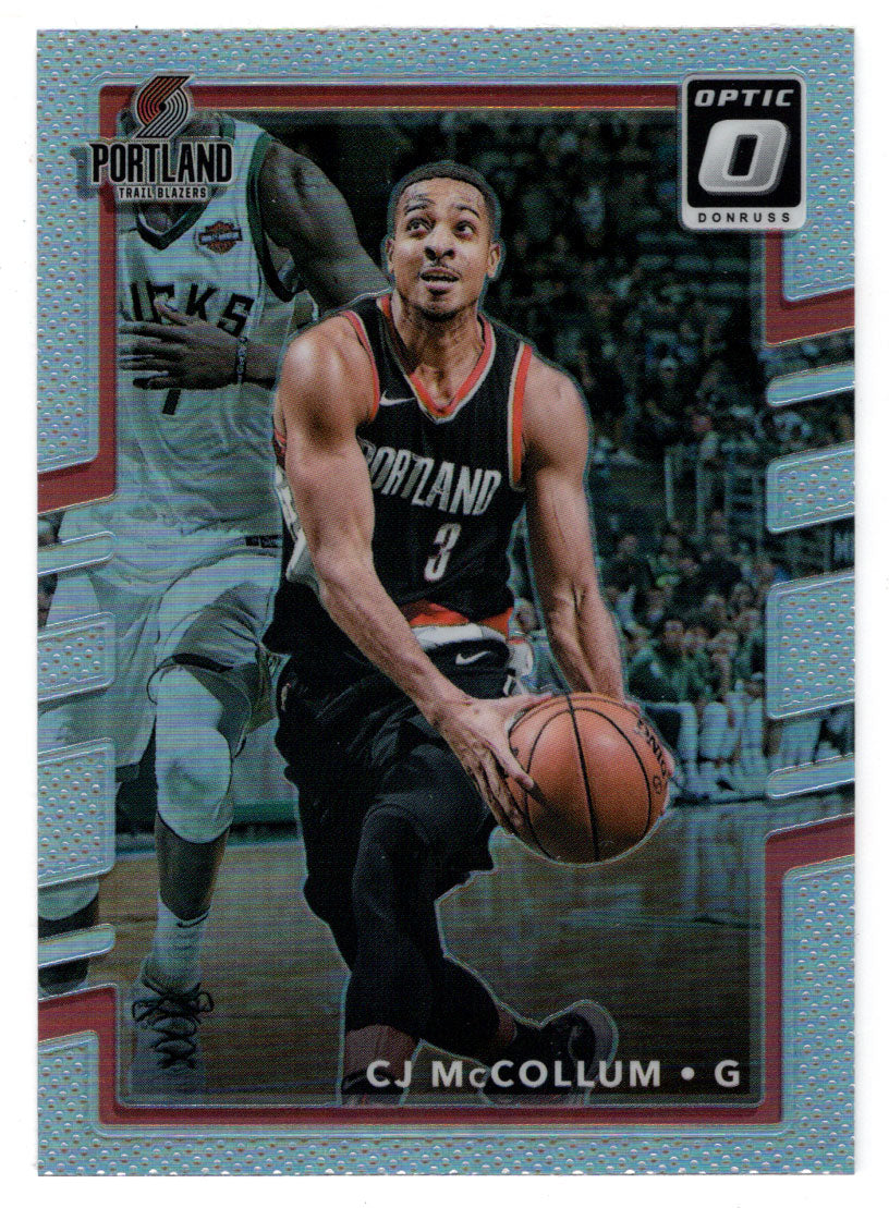 CJ McCollum - Portland Trail Blazers - Prizm (NBA Basketball Card) 2017-18 Donruss Optic # 123 Mint