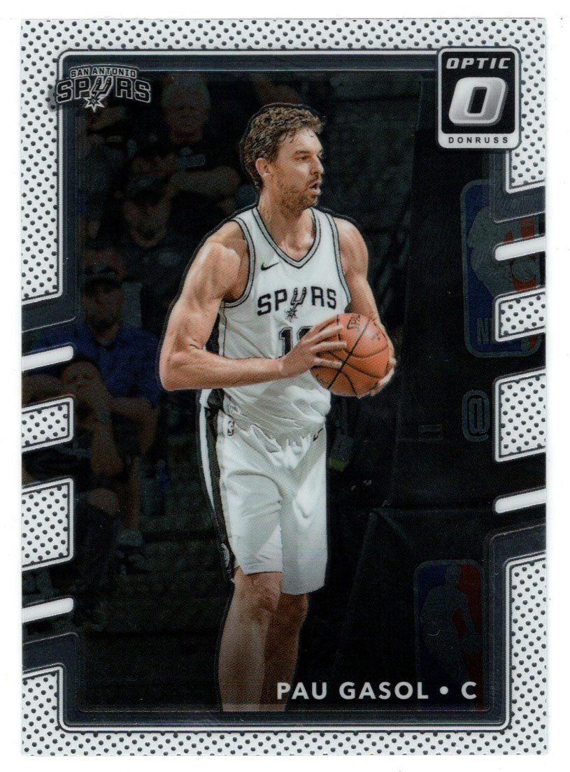 Pau Gasol - San Antonio Spurs (NBA Basketball Card) 2017-18 Donruss Optic # 132 Mint