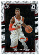 Delon Wright - Toronto Raptors (NBA Basketball Card) 2017-18 Donruss Optic # 140 Mint