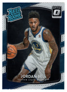 Jordan Bell RC - Golden State Warriors - Rated Rooke (NBA Basketball Card) 2017-18 Donruss Optic # 163 Mint