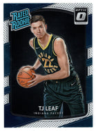 TJ Leaf RC - Indiana Pacers - Rated Rooke (NBA Basketball Card) 2017-18 Donruss Optic # 183 Mint