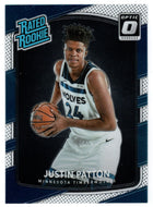Justin Patton RC - Minnesota Timberwolves - Rated Rooke (NBA Basketball Card) 2017-18 Donruss Optic # 185 Mint