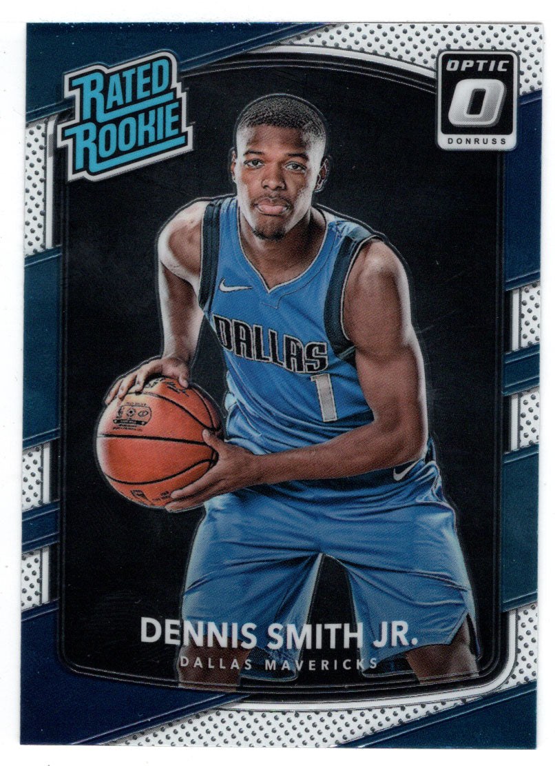 Dennis Smith Jr. RC - Dallas Mavericks - Rated Rooke (NBA Basketball Card) 2017-18 Donruss Optic # 192 Mint