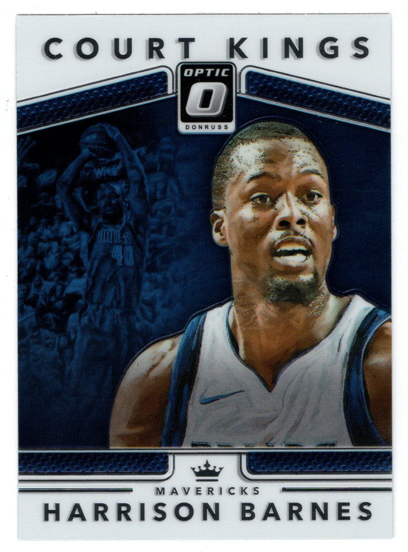 Harrison Barnes - Dallas Mavericks - Court Kings (NBA Basketball Card) 2017-18 Donruss Optic # 18 Mint