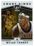 Myles Turner - Indiana Pacers - Court Kings (NBA Basketball Card) 2017-18 Donruss Optic # 21 Mint