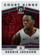 Reggie Jackson - Detroit Pistons - Court Kings (NBA Basketball Card) 2017-18 Donruss Optic # 24 Mint