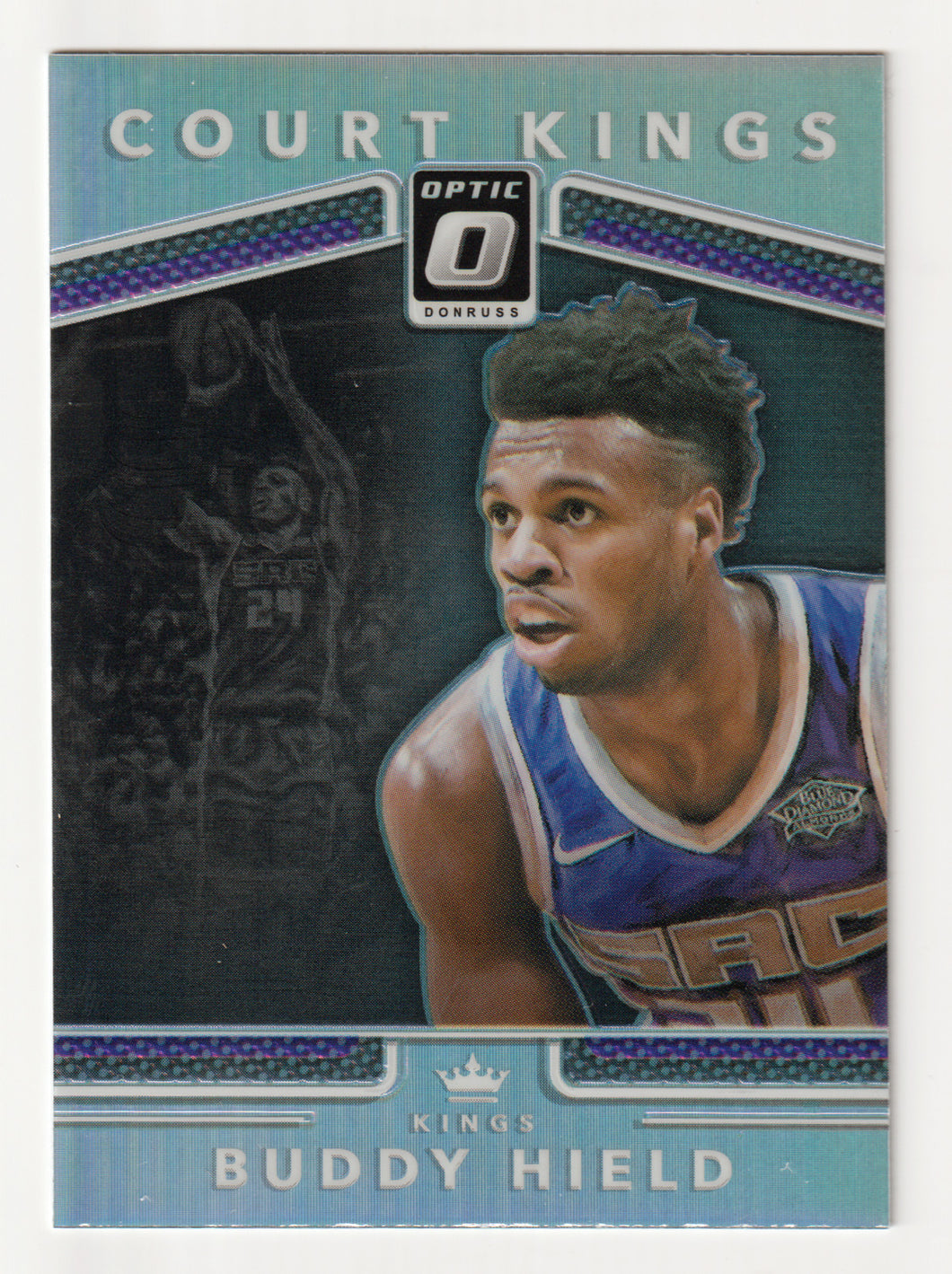 Buddy Hield - Sacramento Kings - Holo (NBA Basketball Card) 2017-18 Donruss Optic # 13 Mint