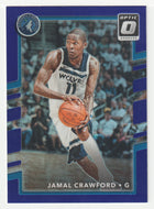 Jamal Crawford - Minnesota Timberwolves - Fast Break - Purple (NBA Basketball Card) 2017-18 Donruss Optic # 87 Mint