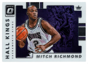 Mitch Richmond - Sacramento Kings - Hall Kings (NBA Basketball Card) 2017-18 Donruss Optic # 23 Mint