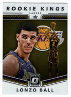 Lonzo Ball - Los Angeles Lakers - Rookie Kings (NBA Basketball Card) 2017-18 Donruss Optic # 2 Mint