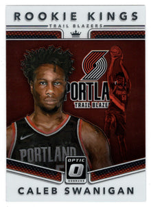 Caleb Swanigan - Portland Trail Blazers - Rookie Kings (NBA Basketball Card) 2017-18 Donruss Optic # 15 Mint