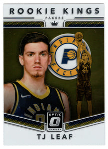T.J. Leaf - Indiana Pacers - Rookie Kings (NBA Basketball Card) 2017-18 Donruss Optic # 18 Mint